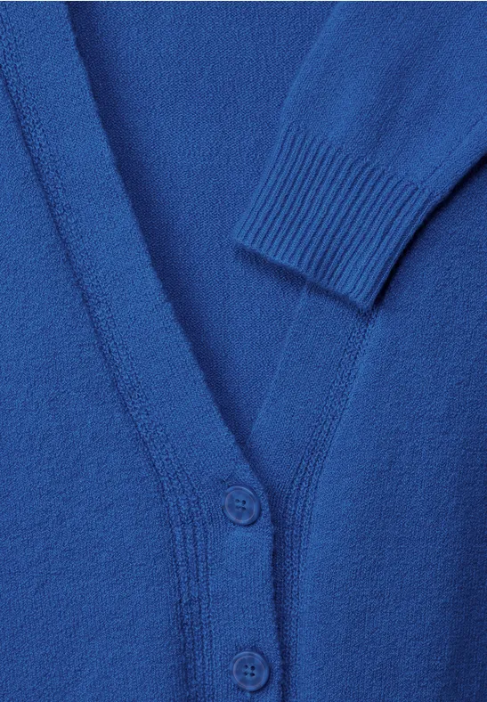 Cardigan mit Knopfleiste fresh intense gentle blue