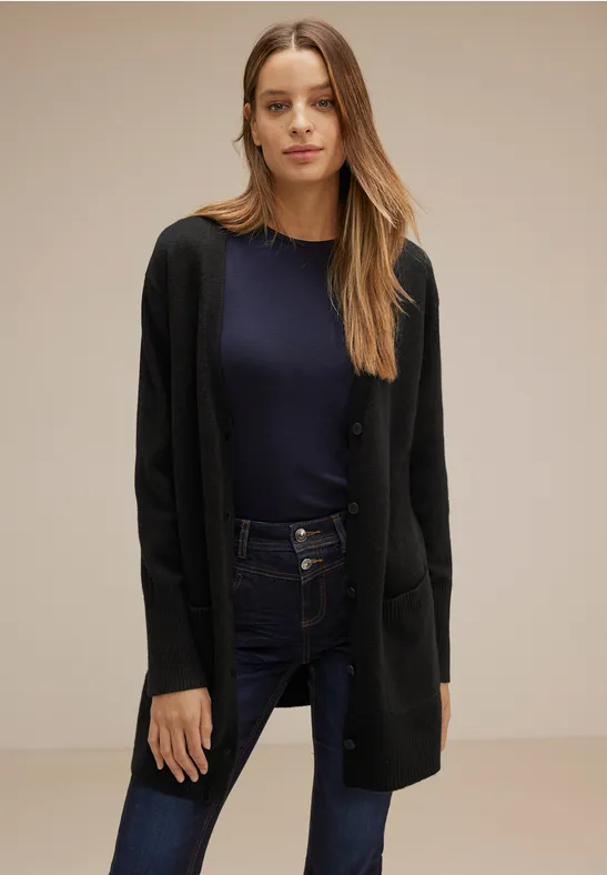 Long Cardigan Black