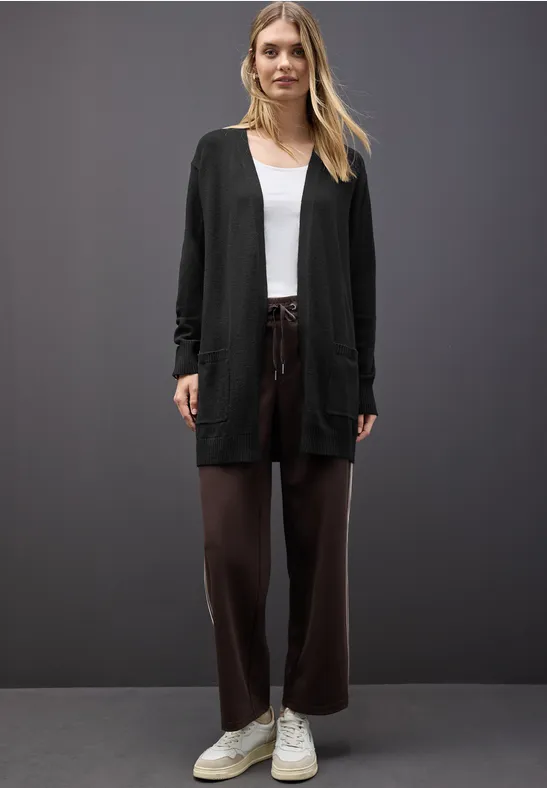 Open Cosy vest Black