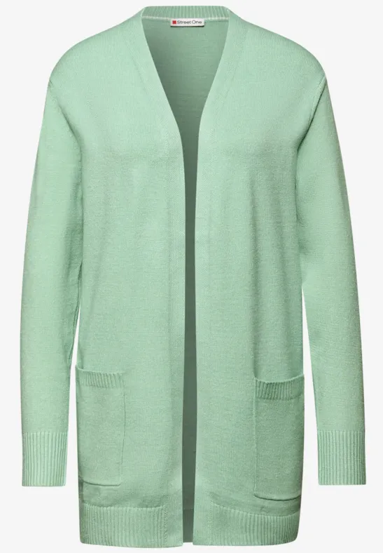 Offener Cosy Cardigan serene green mel.