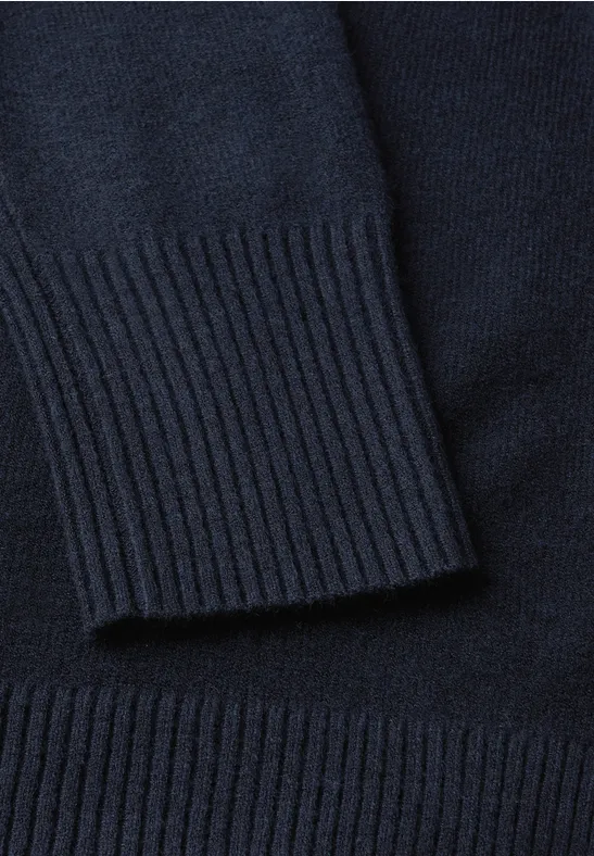 Open vest deep blue