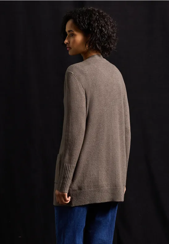 Open vest nomad brown mel.