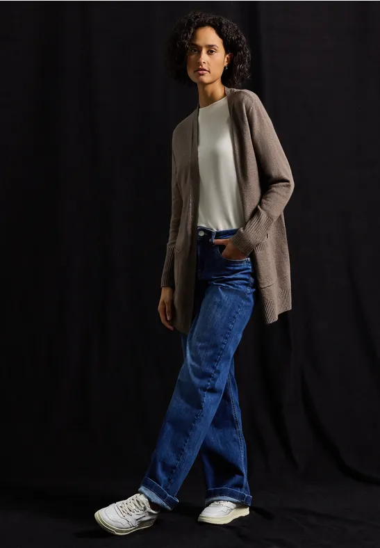 Open vest nomad brown mel.
