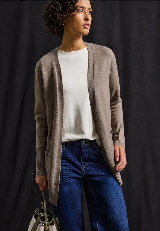 Open vest mocha dream mel.