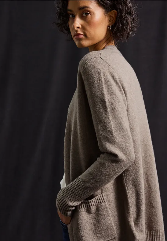Open vest mocha dream mel.