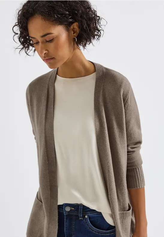 Open vest mocha dream mel.