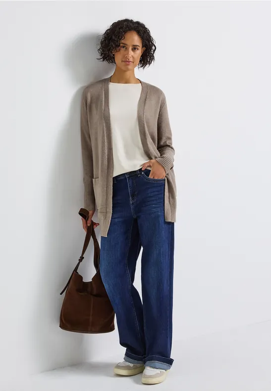 Open vest mocha dream mel.