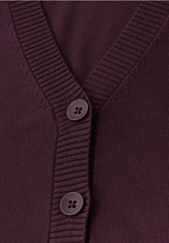 Vest met V-hals Jazz Berry
