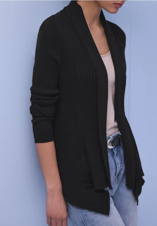 Cardigan Cutline Black