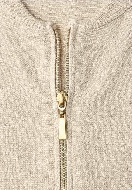 Glitzer Cardigan lucid white