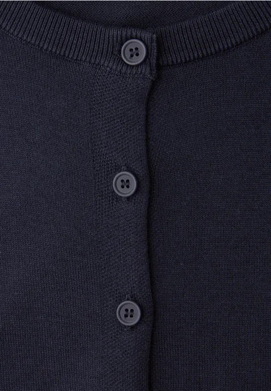 Effen vest shadowed navy