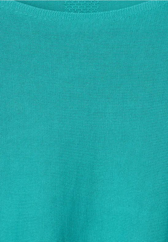 Pullover in Unifarbe iced green