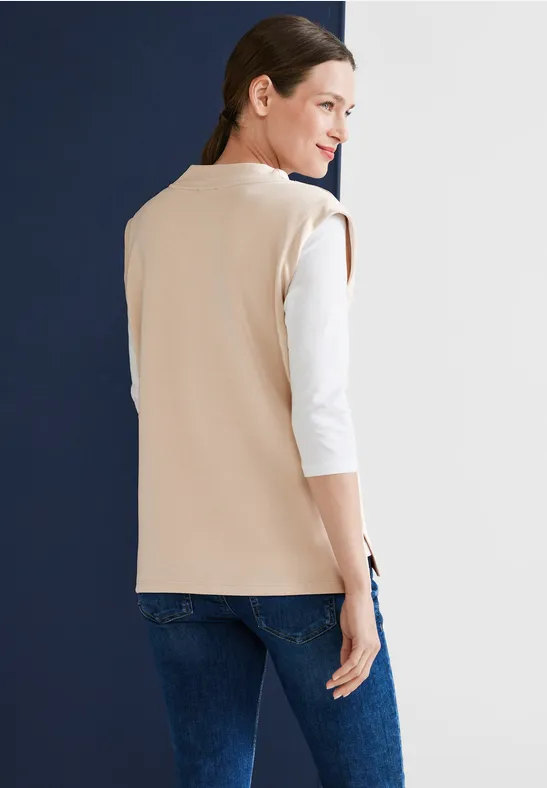 Sweat Pullunder light smooth sand