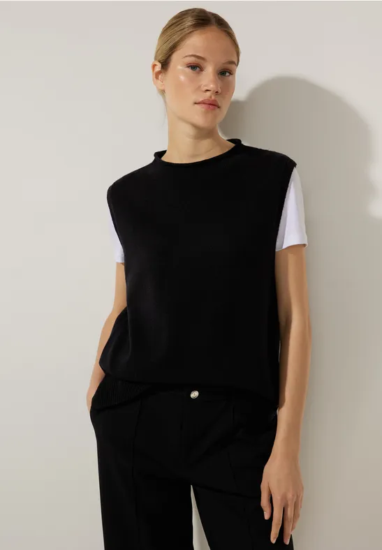 Pullunder mit Rollkragen Black