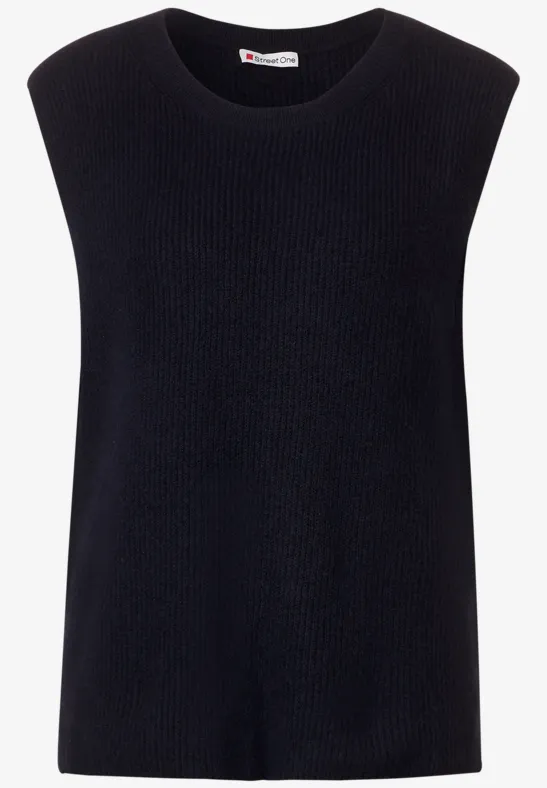 Strickpullunder deep blue