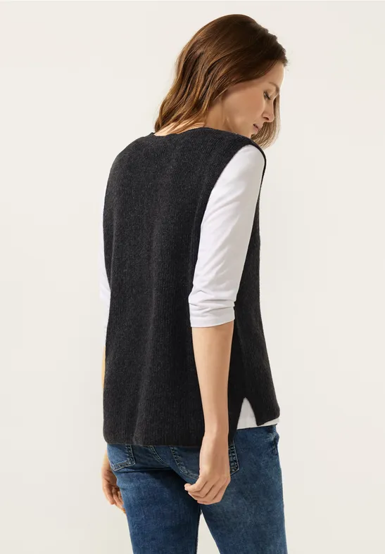 Strickpullunder anthracite melange