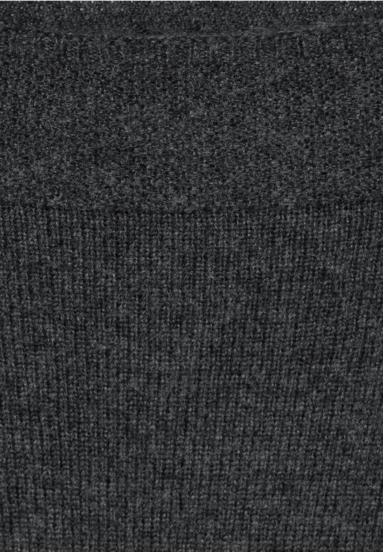 Softer Strickpullover anthracite melange