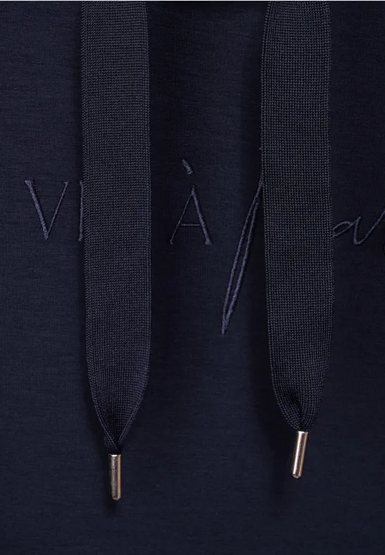 Sweatpullover mit Stehkragen deep blue