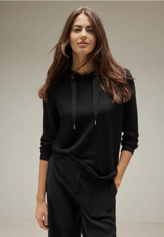 Kapuzen Sweatshirt Black