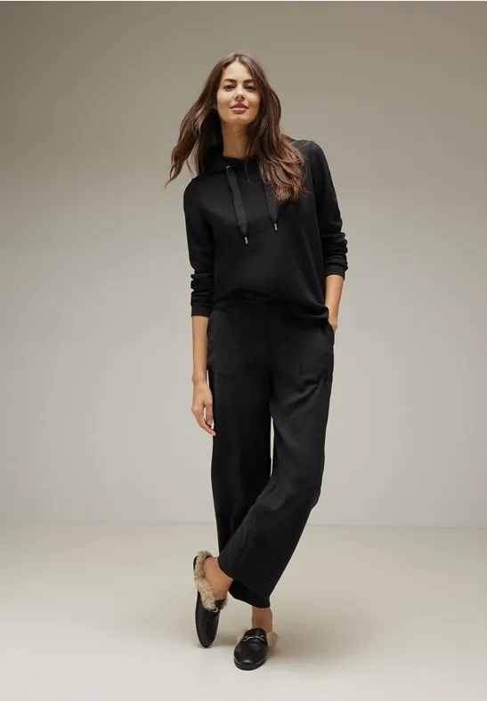 Kapuzen Sweatshirt Black