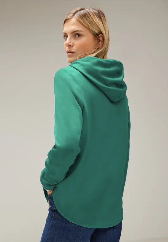 Kapuzen Sweatshirt lagoon green
