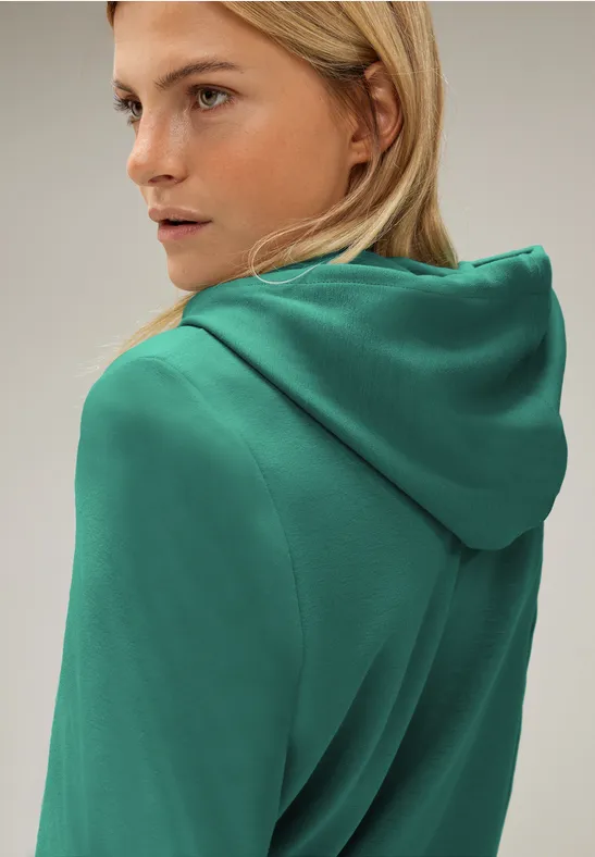 Kapuzen Sweatshirt lagoon green