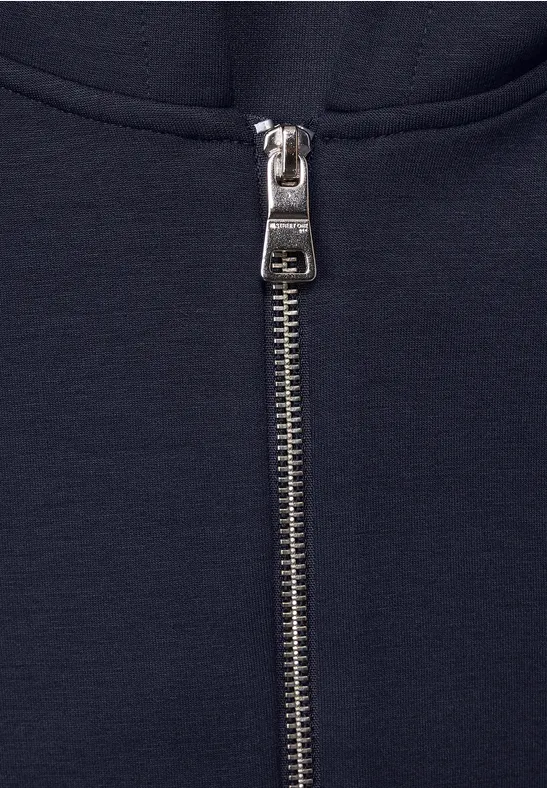 Langes Hoodie Sweatshirt deep blue