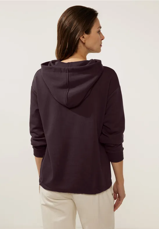 Hoodie Sweatshirt deep grape