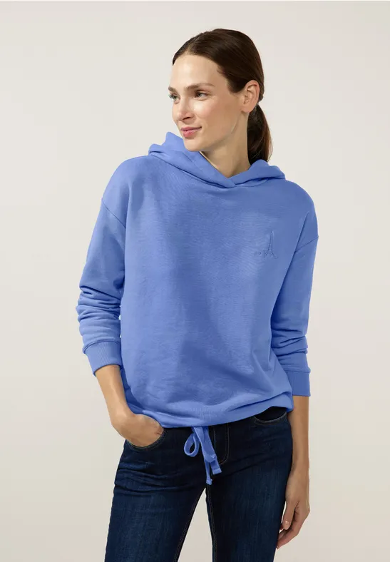 Hoodie Sweatshirt bright dahlia blue