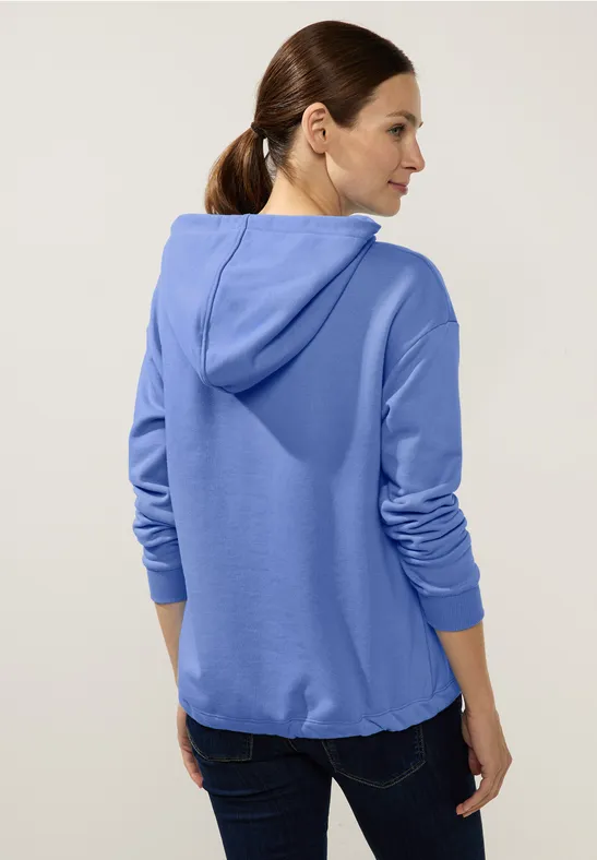 Hoodie Sweatshirt bright dahlia blue