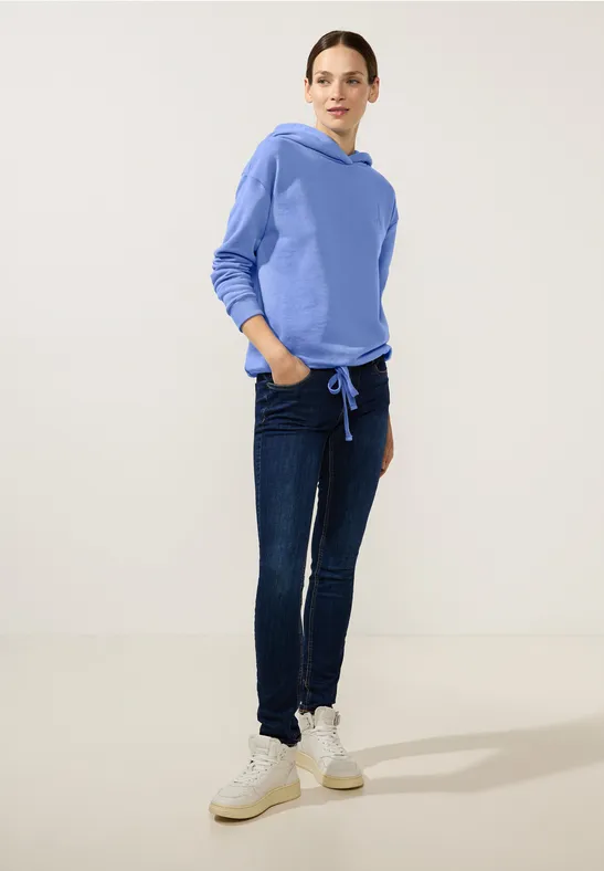 Hoodie Sweatshirt bright dahlia blue