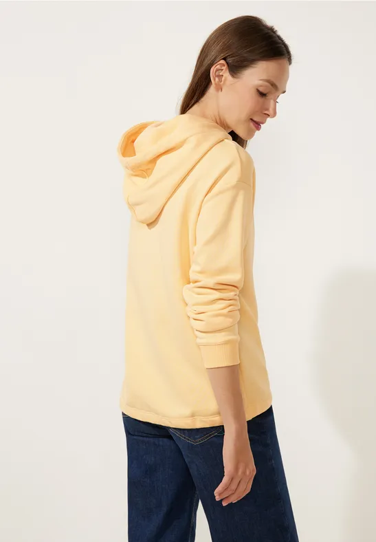 Hoodie Sweatshirt pastel yellow