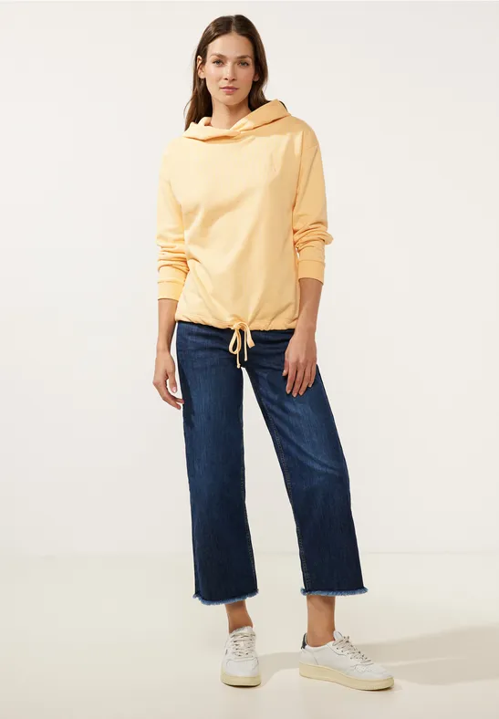 Hoodie Sweatshirt pastel yellow