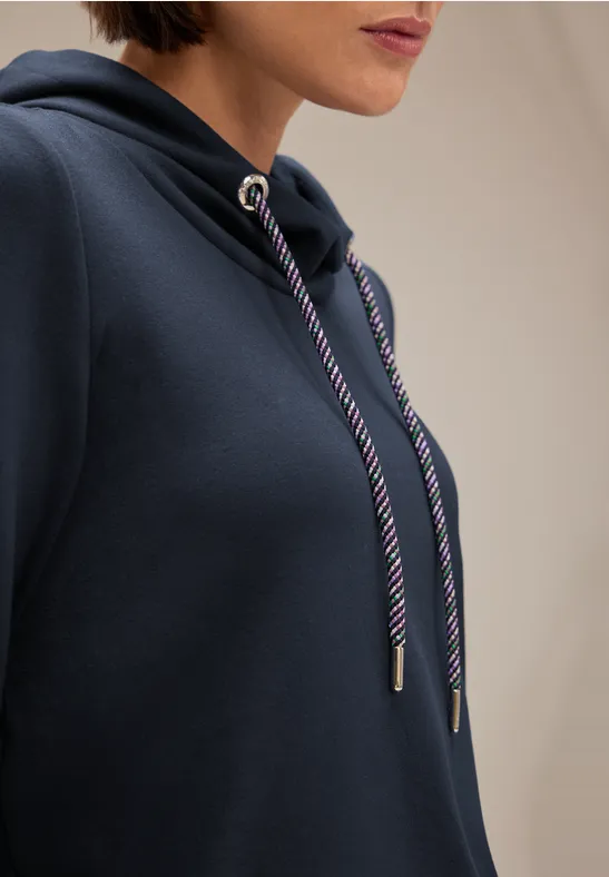 Softes Kapuzen Sweatshirt deep blue
