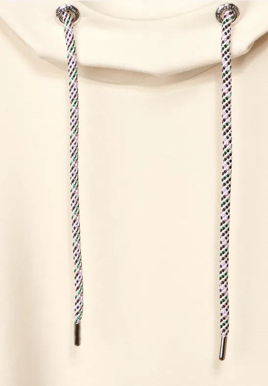 Softes Kapuzen Sweatshirt lucid white