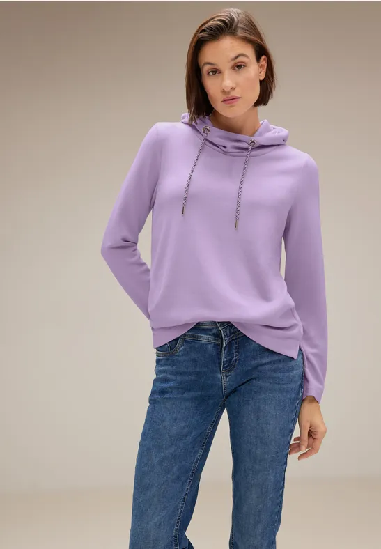 Softes Kapuzen Sweatshirt soft pure lilac