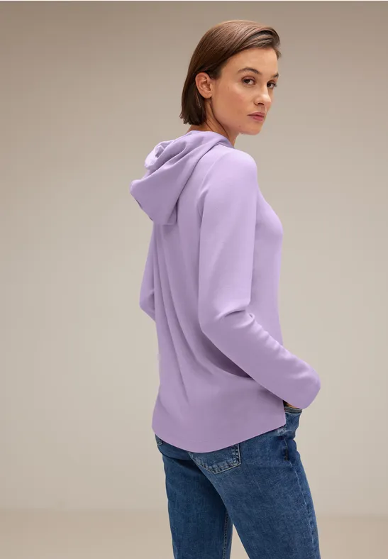 Softes Kapuzen Sweatshirt soft pure lilac
