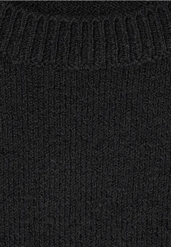 Rundhals Pullunder Black