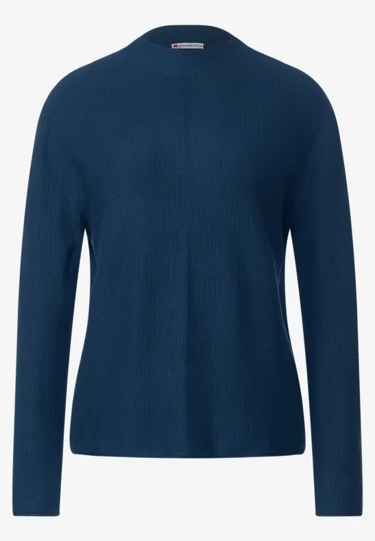 Basic Struktur Pullover atlantic blue