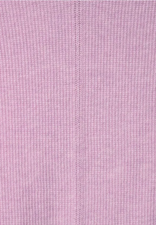 Basic Struktur Pullover soft rose melange