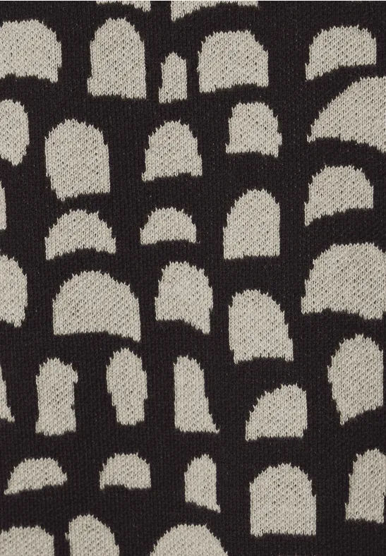 Jacquard Pullover Black