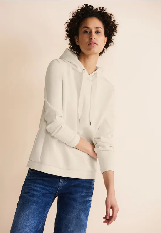 Softes Hoodie Sweatshirt lucid white