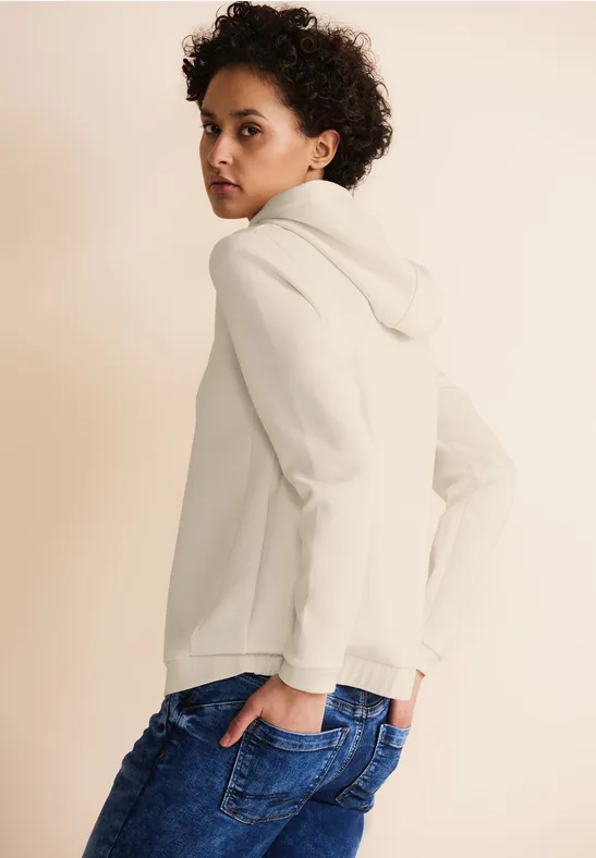 Softes Hoodie Sweatshirt lucid white