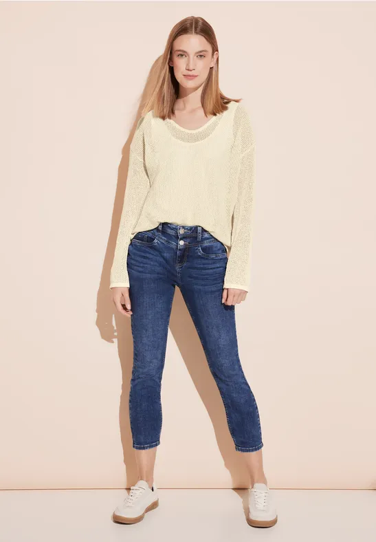 Pull-over en tricot lucid white