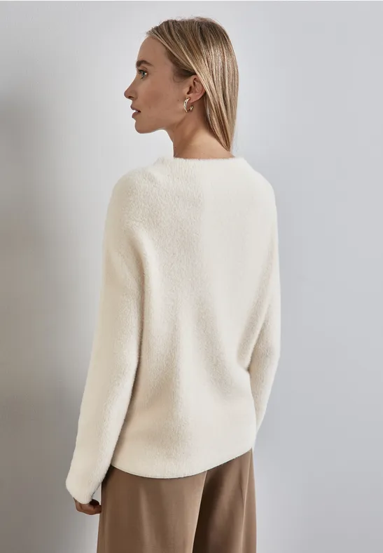 Federgarn Pullover lucid white