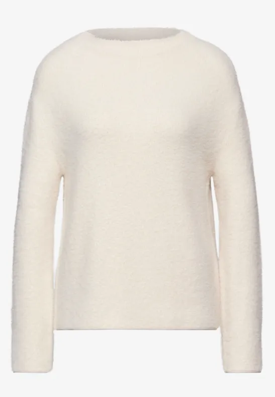 Federgarn Pullover lucid white
