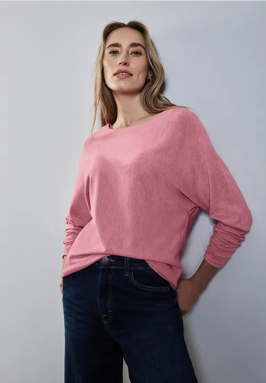 Dolman Pullover sugar coral mel.