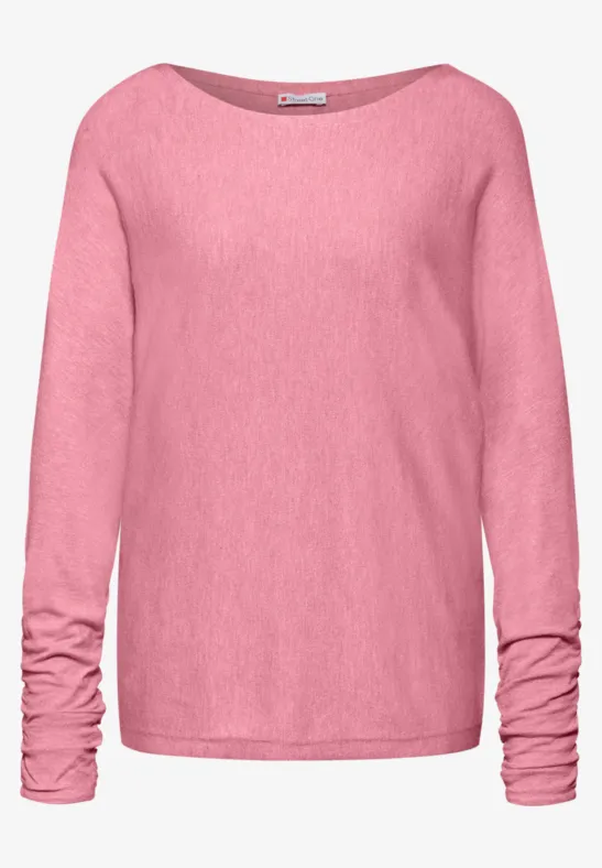 Dolman Pullover sugar coral mel.