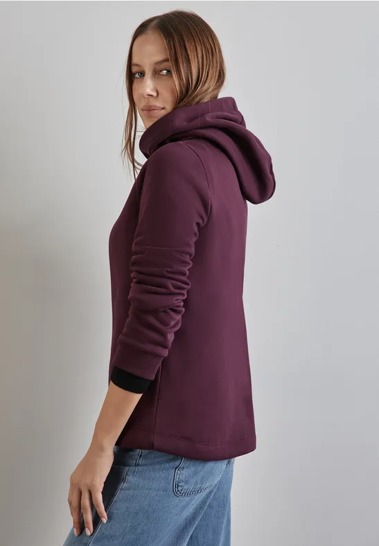 Sweat à capuche enigma red