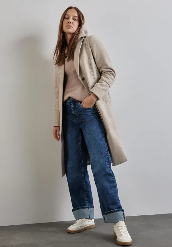 Sweat à capuche light mocha beige